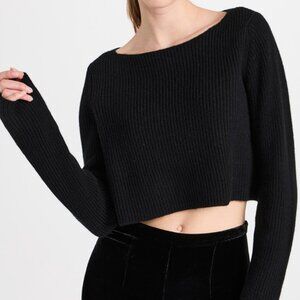 Le Kasha Cannes Cashmere Cropped Sweater OS